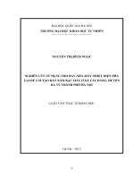 Nghiên cứu sử dụng tro bay nhà máy nhiệt điện Phả Lại để cải tạo đất xám bạc màu ở xã Tây Đằng, huyện Ba Vì, Thành phố Hà Nội
