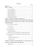 Phương pháp hướng dẫn học sinh làm bài văn nghị luận về hiện tượng đời sống