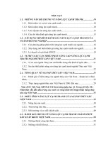 Nâng cao năng lực cạnh tranh của ngành thủy sản Việt Nam