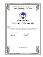 Một số giải pháp nâng cao hiệu quả sử dụng vốn lưu động tại Công ty TNHH Thương mại và Phát triển khoa học kỹ thuật