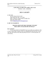 SKKN Một số giải pháp giúp cho học sinh THCS học tốt môn vẽ tranh