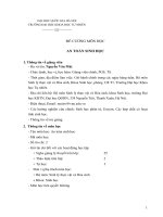 ĐỀ CƯƠNG MÔN HỌC AN TOÀN SINH HỌC