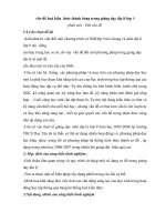 Sơ đồ hoá kiến thức thành bảng trong giảng dạy địa lí lơp 9