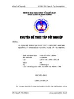 Áp dụng hệ thống quản lý chất lượng ISO 90012008 tại công ty TNHH Dịch Vụ Công Nghệ và Viễn Thông