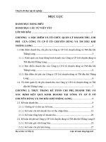 Hoàn thiện kế toán doanh thu, chi phí, kết quả kinh doanh tại Công ty cổ phần ô tô chuyên dùng thương mại và dầu khí Thăng Long