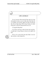 Hoàn thiện công tác thẩm định dự án đầu tư ngành điện tại Ngân hàng TMCP Công Thương Việt Nam – Chi nhánh Hoàng Mai