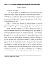 Một vài kinh nghiệm bồi dưỡng vốn dân ca cho học sinh Tiểu học