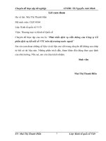 Phát triển dịch vụ viễn thông của Công ty Cổ phần dịch vụ kết nối số VTC trên thị trường nước ngoài