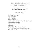 Phương pháp sử dụng ản đồ tư duy trong giảng dạy ngữ pháp tiếng anh 10