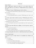 Tạo động lực cho người lao động tại công ty TNHH thương mại và dich vụ Hà Sơn