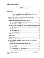 Chuyên đề thực tập tốt nghiệp: Nâng cao hiệu quả hoạt động cho vay của chi nhánh ngân hàng Công thương Hưng Yên