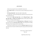 Đầu tư nâng cao năng lực cạnh tranh của Ngân hàng Đầu tư và Phát triển Việt Nam – Chi nhánh Cầu Giấy trong thời kỳ hội nhập kinh tế quốc tế