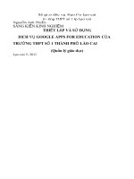 Kinh nghiệm tạo hòm thư theo tên miền riêng của trường bằng dịch vụ miễn phí của google