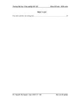 Hoàn thiện kế toán tập hợp chi phí và tính giá thành sản phẩm tại công ty TNHH Thanh Hoàng