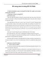 Đề cương môn tư tưởng Hồ Chí Minh