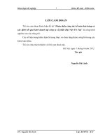 Hoàn thiện công tác kế toán bán hàng và xác định kết quả kinh doanh tại công ty cổ phần Đại Việt Trí Tuệ