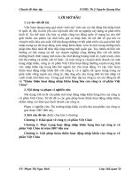 Hoàn thiện hoạt động nhập khẩu hàng hóa của công ty cổ phần Việt Chào