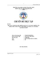 Đề xuất áp dụng hệ thống quản lý an toàn thông tin theo tiêu chuẩn ISO 270012008 tại Công ty Cổ phần Tập đoàn HIPT