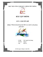 phân hệ đa phương tiện ims và dịch vụ ứng dụng phát triển