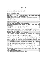 Hoàn thiện phương thức chuyển tiền quốc tế tại Ngân hàng TMCP Quân đội