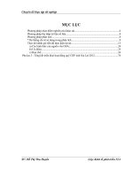 Giải pháp thúc đẩy hoạt động của Quỹ Phát Triển Xã thuộc dự án Phát Triển Lâm Nghiệp để cải thiện đời sống vùng Tây Nguyên (FLITCH) trên địa bàn tỉnh Đak La
