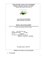 Phát huy tính tích cực chủ động của học sinh thông qua hoạt động nhóm_SKKN môn GDCD THCS