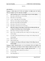 Giải pháp nâng cao hiệu quả sử dụng vốn lưu động của Công ty cổ phần thương mại xây dựng cấ thoát nước