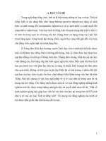 Một số kinh nghiệm trong giảng dạy giúp học viên hệ vừa làm vừa học tại Trung tâm GDTX Tỉnh Thanh Hóa nhớ vị trí của tính từ Tiếng Anh.