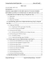 Kế toán tài sản cố định hữu hình tại Công ty Cổ phần đầu tư Sông Đà Sao Việt