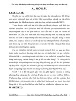 Tạo hứng thú cho học sinh trong giờ dạy các dạng bài cấu tạo trong của thực vật_SKKN sinh học 6