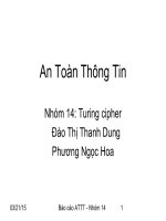 Tiểu luận môn an toàn thông tin Turing cipher