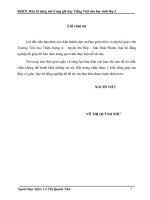 Rèn kĩ năng nói trong giờ dạy Tiếng Việt cho học sinh lớp 2