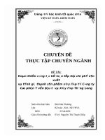 Hoàn thiện công tác kế toán tập hợp chi phí sản xuất và tính giá thành sản phẩm xây lắp tại Công ty Cổ phần Tư vấn Đầu tư  và Xây lắp Thăng Long