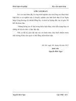 Giải pháp hoàn thiện công tác thẩm định giá tài sản bảo đảm tại chi nhánh Ngân hàng công thương Đống Đa