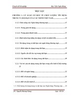 Một số giải pháp nhằm nâng cao chất lượng tín dụng trung và dài hạn tại ngân hàng TMCP Công thương Việt Nam chi nhánh Đống Đa
