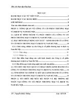 Tài chính của Công ty TNHH Đầu tư phát triển kỹ thuật TM & DV kỹ thuật Nam Hà Nội