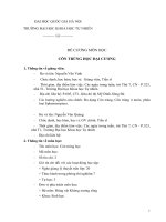 ĐỀ CƯƠNG MÔN HỌC CÔN TRÙNG HỌC ĐẠI CƯƠNG