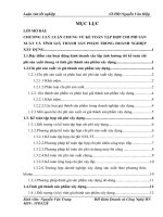 Kế toán tập hợp chi phí sản xuất và tính giá thành sản phẩm xây lắp tại công ty TNHH đầu tư và du lịch 365