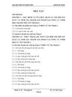 Thực tế công tác kế toán tập hợp chi phí sản xuất và tính giá thành sản phẩm tại công ty TNHH một thành viên Tân Thành 2