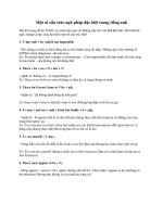 cấu trúc ngữ pháp tiếng anh đặc biệt