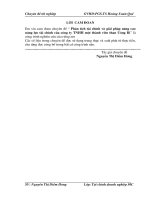 Phân tích tài chính và giải pháp nâng cao năng lực tài chính của công ty TNHH một thành viên than Uông Bí