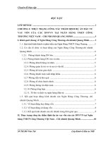 Hoàn thiện công tác thẩm định dự án đầu tư vay vốn của các doanh nghiệp vừa và nhỏ  tại chi nhánh Ngân hàng TMCP công thương Quang Minh
