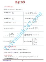 công thức toán học thpt