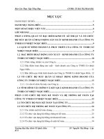 Tổng quan về đặc điểm kinh tế  kĩ thuật và tổ chức bộ máy quản lý hoạt động sản xuất kinh doanh của Công ty TNHH Cơ nhiệt Ngọc Hiếu.