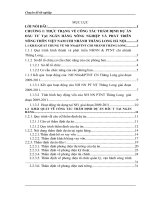 Thực trạng và giải pháp hoàn thiện công tác thẩm định dự án đầu tư của Ngân hàng NN&PTNT chi nhỏnh Thang Long Hà Nội