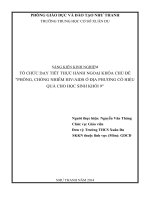 SKKN GDCD phòng chống nhiễm HIV/AIDS ở địa phương có hiệu quả cho học sinh khối 9