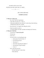 ĐỀ CƯƠNG MÔN HỌC VI SINH VẬT ĐẤT