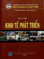 Giáo trình kinh tế phát triển