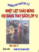 slide thuyết trình Cơ cấu ngành công nghiệp