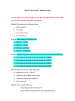 Ôn tập mạng truyền thông và dữ liệu có đáp án